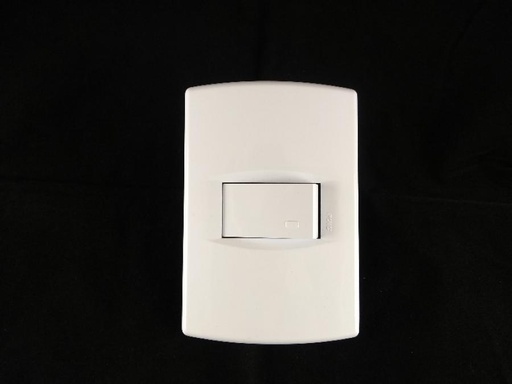 [545221] LLAVE ARMADA UN PULSADOR BLANCO SICA LIFE