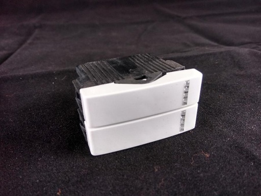 [KL40105] MODULO PUNTO 1/2 TECLA BLANCO KALOP