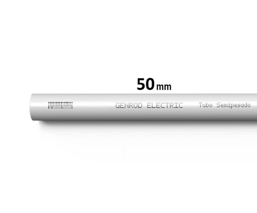 [TR50SD-GENROD] CAÑO RIGIDO x 3MT 50mm SEMIPESADO GENROD