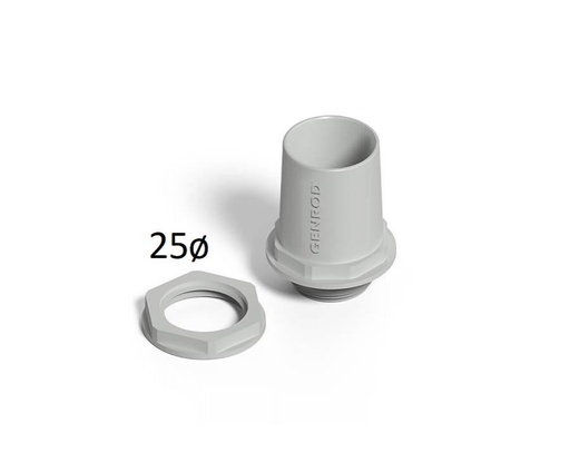 [CTRG025E-GENROD] CONECTOR 25mm IP54 GENROD