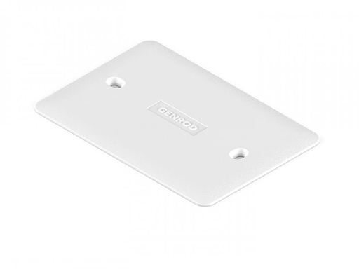 [21410-GENROD] TAPA CIEGA PVC RECTANGULAR 10x5 BLANCA GENROD