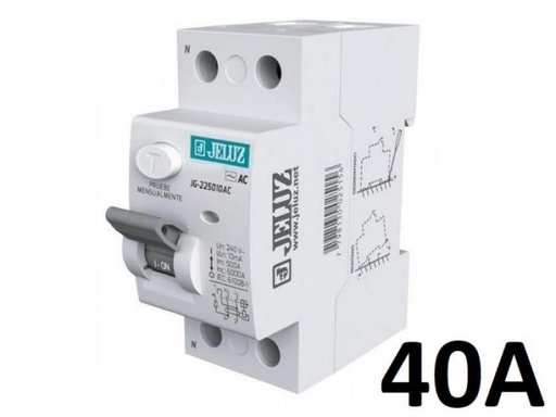 [JG-240030AC] DISYUNTOR BIPOLAR 2x 40A 30mA JELUZ