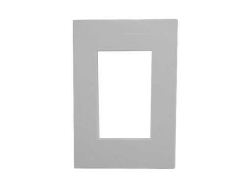 [J450982] TAPA RECTANGULAR 10x5 BLANCA JELUZ PLATINUM