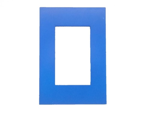 [J4509832] TAPA RECTANGULAR 10x5 AZUL ELECTRICO JELUZ PLATINUM