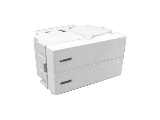 [J60032] MODULO PUNTO 2 1/2 TECLA BLANCO JELUZ PLATINUM