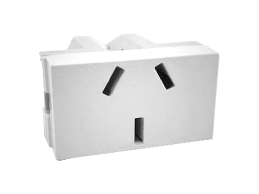 [J60068] MODULO TOMA 10A BLANCO JELUZ PLATINUM