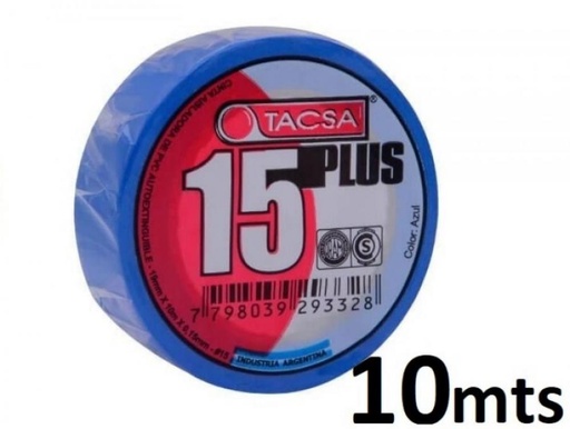 [CA10TA] CINTA PVC 10 MTS AZUL TACSA