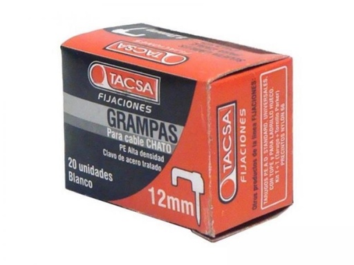 [TAC00223] GRAMPA CHATA Nº 12 BLANCA x 20 UNIDADES C/U TACSA