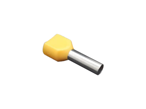 [F-PH400-2] PUNTERA HUECA PREAISLADA DOBLE 4mm2 ANARANJADO FUSSE