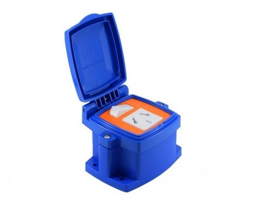[C819] CAJA CAPSULADA EXTERIOR PUNTO Y TOMA 10A MIG
