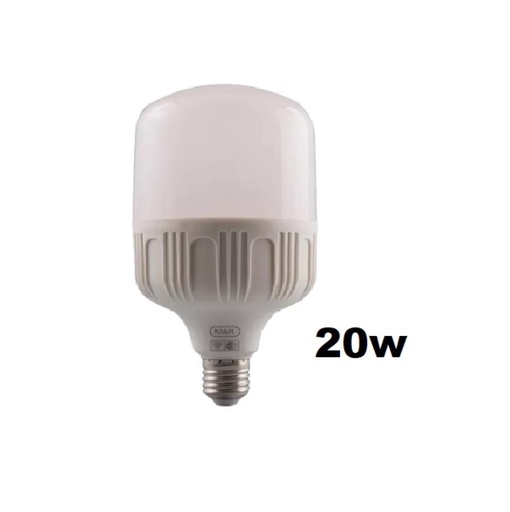 [289-KIAR] LAMPARA LED HI-POWER 20W E27 LUZ DIA KIAR