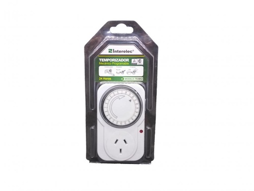 [TS-EA1] INTERRUPTOR HORARIO ANALOGICO CON ENCHUFE INTERELEC