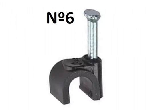 [GCPY6NG] GRAMPA COAXIL Nº 6 NEGRA x 50 UNIDADES PY