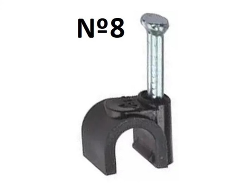 [GCPY8NG] GRAMPA COAXIL Nº 8 NEGRA x 50 UNIDADES PY