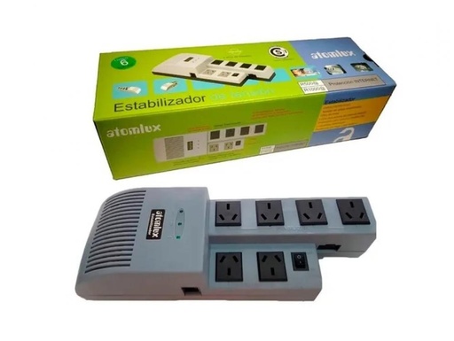 [R500] ESTABILIZADOR 500VA PARA 1 PC ATOMLUX
