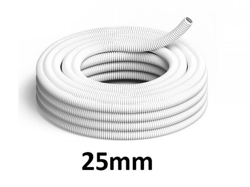 [GETC25L-GENROD] CAÑO CORRUGADO x 25MT 25mm LIVIANO GENROD