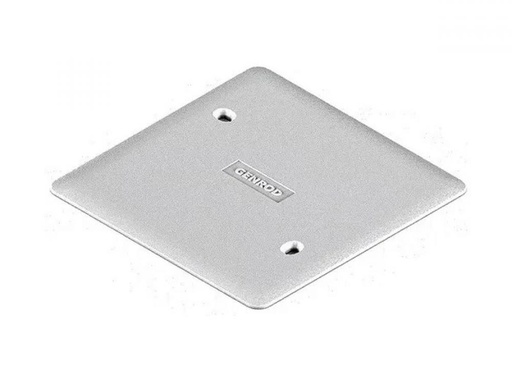 [21413-GENROD] TAPA CIEGA PVC CUADRADA GRANDE BLANCA GENROD