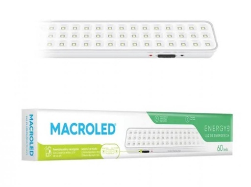 [EML-60] LUZ DE EMERGENCIA 60 LED MACROLED