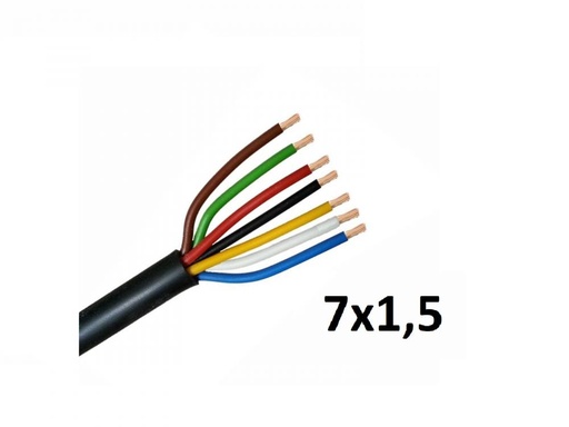 [TPR7X1,5NASE] ROLLO CABLE TIPO TALLER 7x 1,5 NASELLO