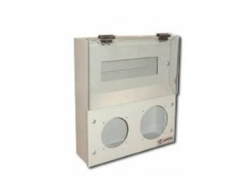 [GTIT3025-F] GABINETE META EXT C/ TAPA IP20 285x250x82 2 TOMAS 16A/32A GABEXEL