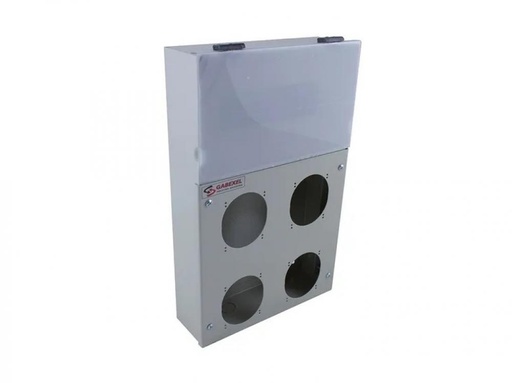 [GTIT4025-F] GABINETE META EXT C/ TAPA IP20 400x250x82 4 TOMAS 16A/32A GABEXEL