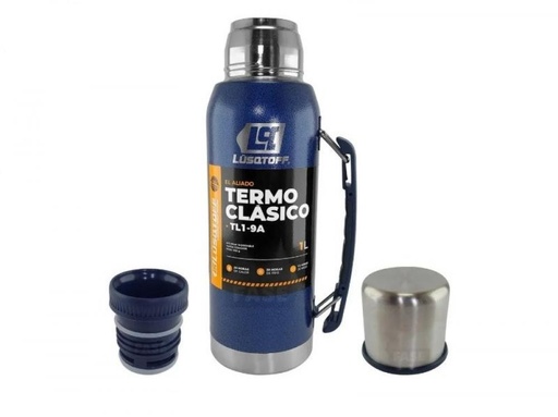 [TL1-9A-LUSQTOFF] TERMO CLASICO 1 LTS COLOR AZUL LUSQTOFF