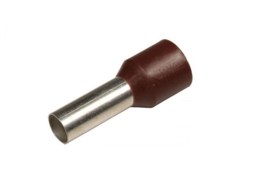 [F-PH1000] PUNTERA HUECA PREAISLADA 10mm2 MARRON FUSSE