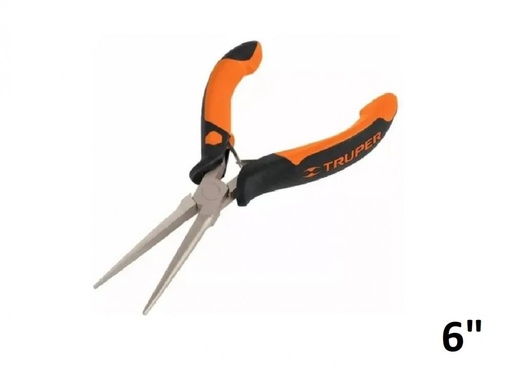 [17369] MINI PINZA DE PUNTA 1/2 CAÑA 6" TRUPER