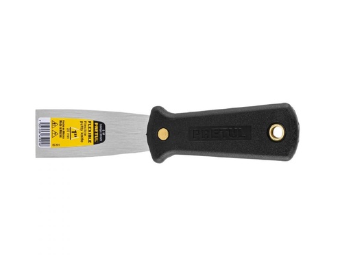[20322] ESPATULA FLEXIBLE CON MANGO DE POLIPROPILENO 25mm TRUPER