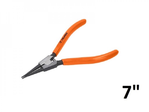 [17363] PINZA RECTA PARA ANILLOS 7" TRUPER