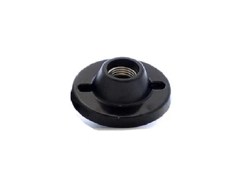 [P05] RECEPTACULO FLORON E27 NEGRO BOLTZ