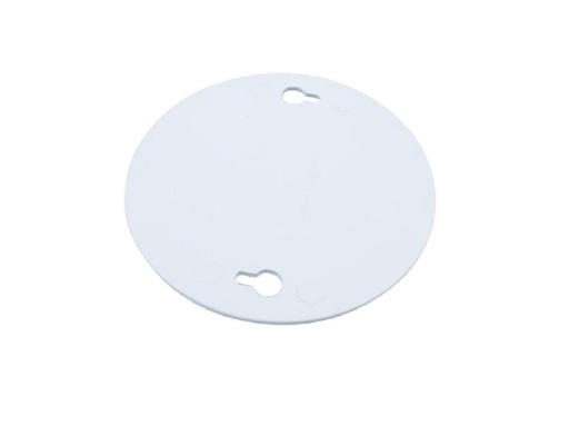 [G06] TAPA CIEGA PVC REDONDA CHICA BLANCA BOLTZ