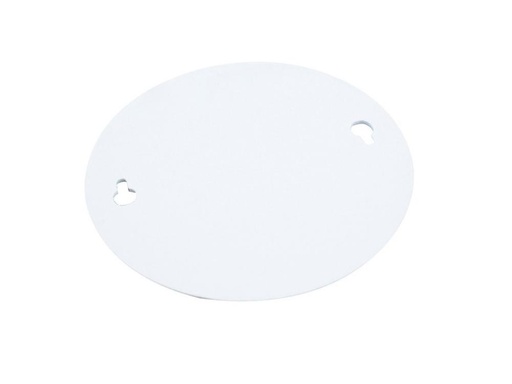 [G07] TAPA CIEGA PVC REDONDA GRANDE BLANCA BOLTZ