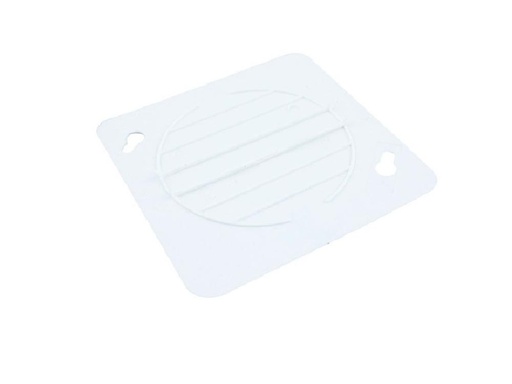 [G08] TAPA CIEGA PVC CUADRADA GRANDE BLANCA BOLTZ