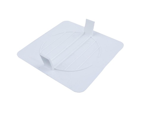 [G05] TAPA CIEGA A PRESION PVC CUADRADA GRANDE BLANCA BOLTZ