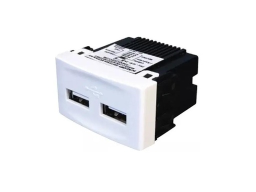 [KS40490] MODULO USB DOBLE BLANO KALOP