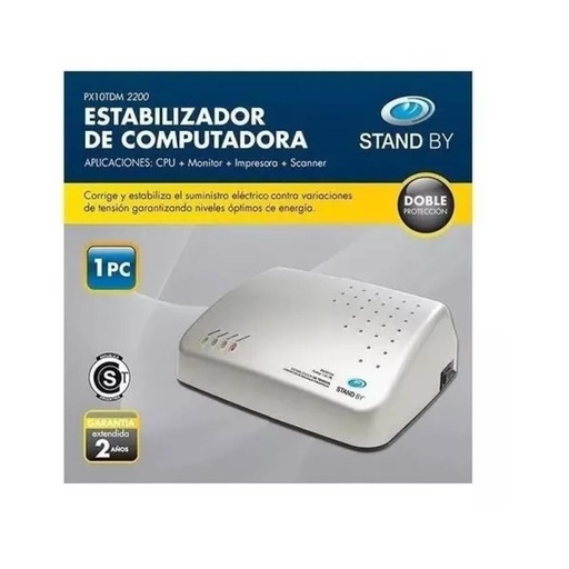 [PX10] ESTABILIZADOR 250W PARA 1 PC 4 TOMAS LIGHT HOUSE