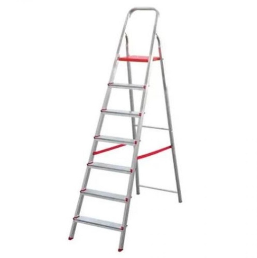 [ESL215-77-LUSQTOFF] ESCALERA DE ALUMINIO 189cm 7 ESCALONES LUSQTOFF