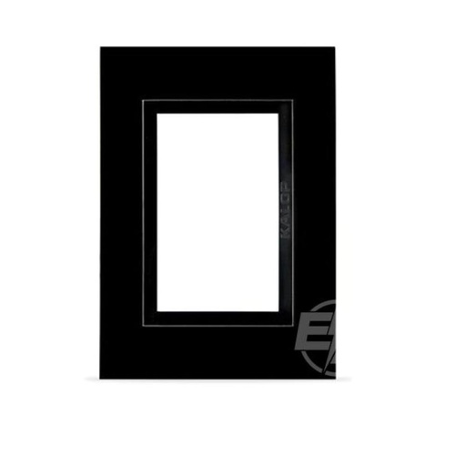 [KS41511] TAPA RECTANGULAR 10x5 NEGRA ZEN BASIC KALOP