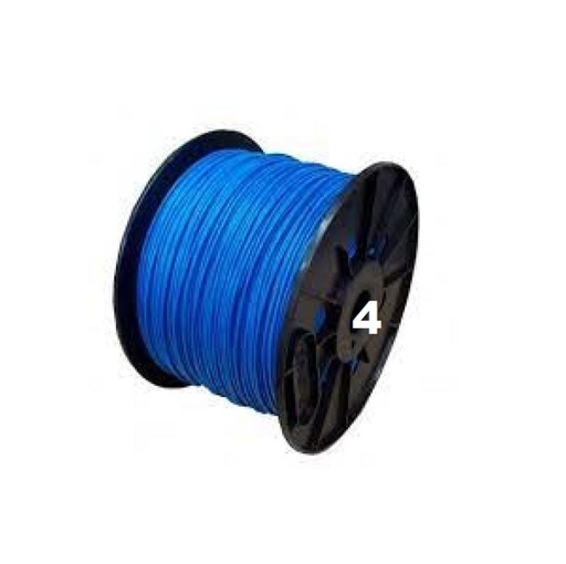 [BUNI4CNASE] BOBINA CABLE UNIPOLAR 1x 4 CELESTE NASELLO