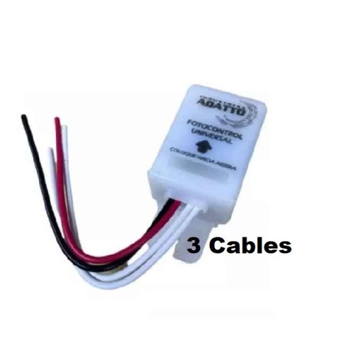 [227004] FOTOELECTRICA 2000W 3 CABLES ADATTO