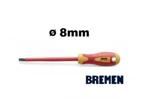 [7173-BREMEN] DESTORNILLADOR Electricista PH (+) #3 (ø8.0x150mm) (1.000V) BREMEN