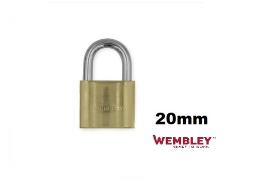 [6069-BREMEN] CANDADO WEMBLEY® TITANIUM 20mm (3 llaves) BREMEN