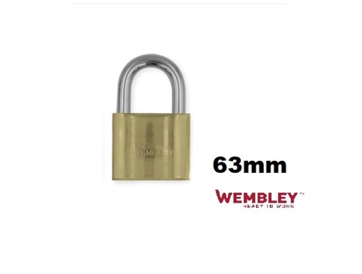 [6074-BREMEN] CANDADO WEMBLEY® TITANIUM 63mm (3 llaves) BREMEN