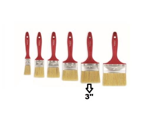 [7425-BREMEN] PINCEL CERDA NATURAL 60% - n° 30 (3") WEMBLEY®" BREMEN