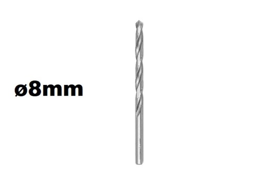 [6297-BREMEN] MECHA HSS (Acero Rápido) ø 8.00mm [10 unid] BREMEN