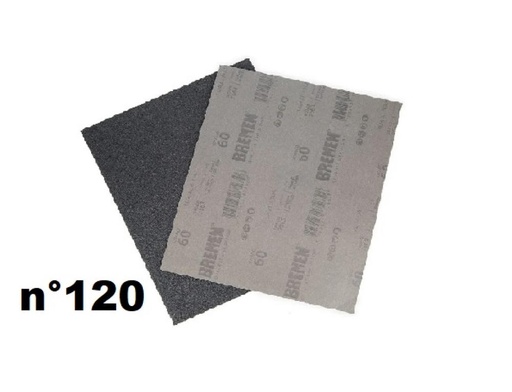 [7566-BREMEN] Lija al Agua [Grano 120] x 25 uni BREMEN