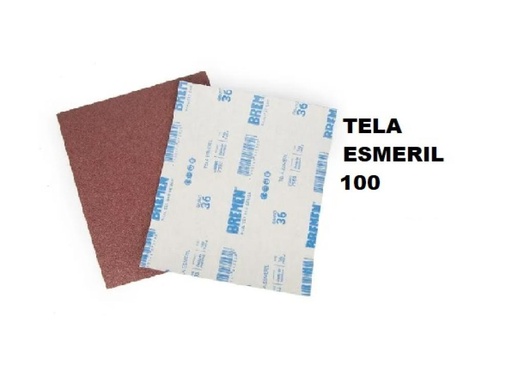 [7557-BREMEN] Tela Esmeril [Grano 100] x 25 uni BREMEN