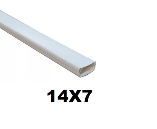 [I-8210] CABLE CANAL 14x7 CON ADHESIVO TAAD