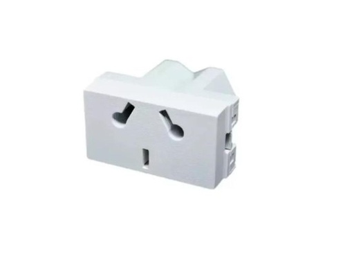 [S-4100] MODULO TOMA BI NORMA 10A BLANCO TAAD